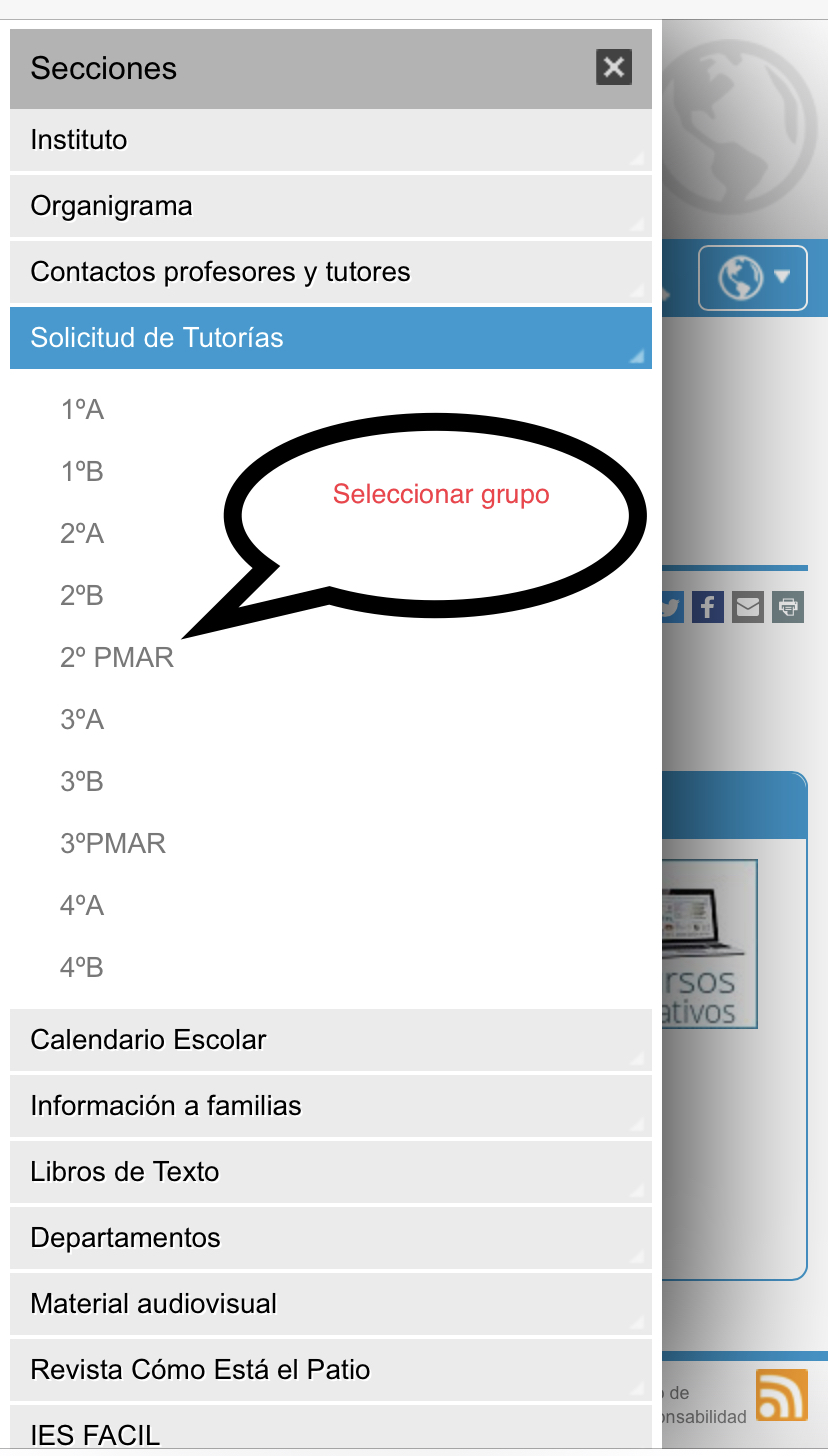 Acceso Tutorías